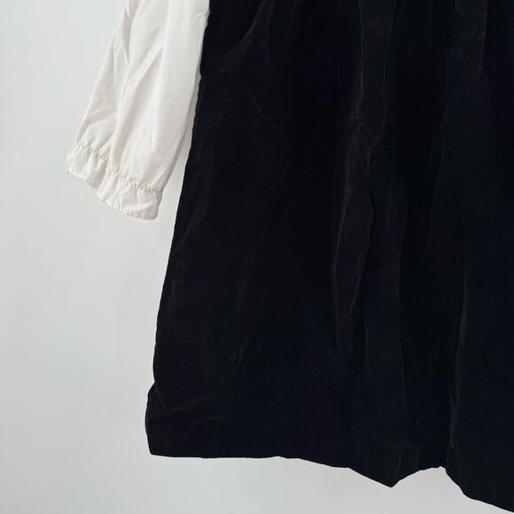 Vintage Oshkosh Collection Velvet Dress Size 4 90's Black Christmas Nutcracker - Picture 11 of 16